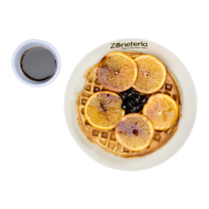 Belgian ORANGE coimpote Waffle